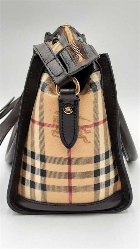 burberry haymarket small gladstone tote women's|Burberry Small Haymarket Gladstone Tote .